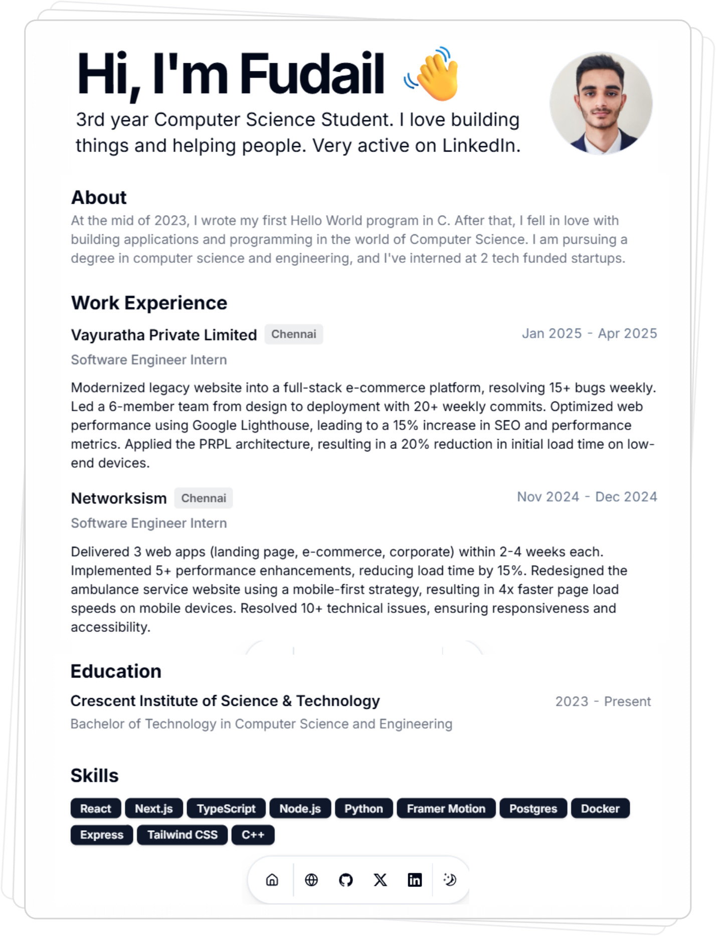 Portfolio Home Illustration